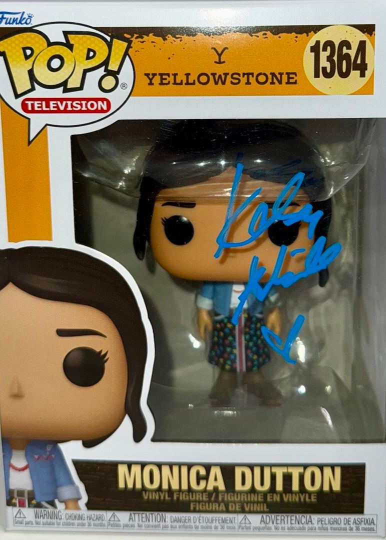 Kelsey Asbille Signed Funko Pop #1364 "Monica Dutton" (Yellowstone) - ACOA